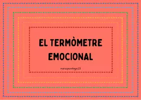 Vista previa - Unidades / Secuencias / Situaciones de Aprendizaje - Regulación Emocional - El Termómetro Emocional - página 1