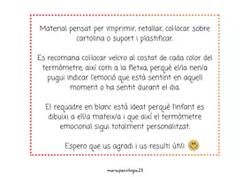 Vista previa - Unidades / Secuencias / Situaciones de Aprendizaje - Regulación Emocional - El Termómetro Emocional - página 3
