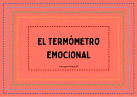 Vista previa - Unidades / Secuencias / Situaciones de Aprendizaje - Regulación Emocional - El Termómetro Emocional - Portada