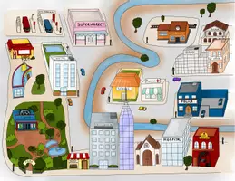 Vorschau - Arbeitsblätter - In meiner Stadt - Wortschatzübung Englisch - Seite 3