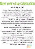 Vorschau - Arbeitsblätter - New Year's Eve Celebration - Seite 3