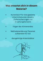 Vorschau - Stundenentwürfe - Folgen Klimawandel inklusive AB & Kurzentwurf - Seite 1