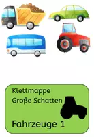 Vorschau - Arbeitsblätter - 4 Klettmappen große Schatten zuordnen Themenpaket Fahrzeuge - Seite 2