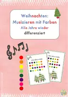 Vorschau - Stundenentwürfe - Materialpaket Musik mit Farben (Boomwhackers) - Seite 1