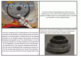 Vorschau - Anderer Materialtyp - Minibuch Feuerwehrschlauch einbinden - Deckblatt
