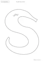 Vorschau - Mal- und Bastelvorlagen - Buchstabentier S wie Seepferdchen – Buchstabenheft Grundschule (Klasse 1) | Buchstabeneinführung, Bastelvorlage & Anfangsunterricht - Seite 2