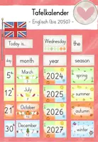 Vorschau - Anderer Materialtyp - Materialpaket: Tafelkalender - Deutsch & Englisch - Seite 1