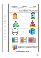 Vista previa - Tarjetas / Manipulativos - FLIPBOOK de CUERPOS REDONDOS mates divertidas - página 2