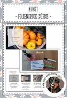 Vorschau - Mal- und Bastelvorlagen - Materialpaket Kunst (Herbst/ Halloween) #happyhalloween2024 - Deckblatt