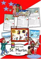 Vorschau - Arbeitsblätter - Leserätsel St. Martin / Lichterfest (Sätze ) - erste Sätze - Deckblatt