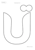Vorschau - Mal- und Bastelvorlagen - Buchstabentier U wie Uhu – Buchstabenheft Grundschule (Klasse 1) | Buchstabeneinführung, Bastelvorlage & Anfangsunterricht - Seite 2