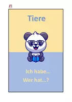 Vorschau - Spiele - Lesespiel Tiere Ich habe Wer hat - Seite 2