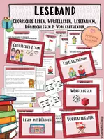 Vorschau - Unterrichtsreihen - Das Leseband - Chorisches Lesen, Lesetandem, Würfellesen, Hörbuchlesen & Vorlesetheater - Deckblatt