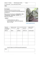 Vorschau - Klassenarbeiten - Klassenarbeit Deutsch – Spannendes Erzählen (Gruselgeschichte, Klassenfahrt) mit EHZ - Seite 1