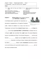 Vorschau - Klassenarbeiten - Klassenarbeit Deutsch – Balladen – Merkmale, Textverständnis, Innerer Monolog (Der König in Thule - Geothe) mit EHZ - Seite 2