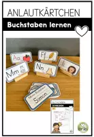 Vorschau - Präsentationen/Tafelbilder - Anlautkärtchen ABC - Buchstaben kennenlernen - Kindergarten - Deckblatt
