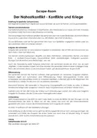 Vorschau - Arbeitsblätter - Escaperoom - Nahostkonflikt - Konflikte und Kriege - Seite 1