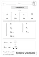 Vorschau - Arbeitsblätter - Lesezettel Klasse 1 – Buchstaben A, M, O, I, L, U - Seite 3