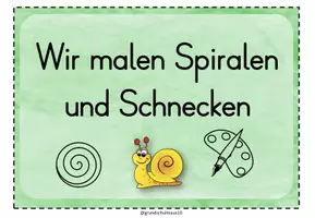 Vorschau - Unterrichtsreihen - Kleine Unterrichtsreihe zu Hundertwasser, Spiralen und Schnecken - Seite 1