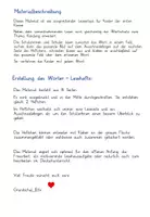 Vorschau - Arbeitsblätter - Wörter-Leseheftchen Kleidung Klasse 1_DAZ - Seite 1