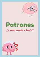 Vista previa - Unidades / Secuencias / Situaciones de Aprendizaje - Copiar patrones! Pensamiento computacional - Portada