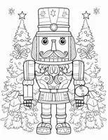 Vorschau - Mal- und Bastelvorlagen - 100 Nussknacker-Ausmalbilder für Kinder (Weihnachten) - Seite 2