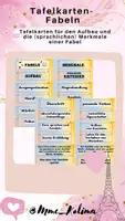 Vorschau - Präsentationen/Tafelbilder - Tafelkarten Fabel - Deckblatt