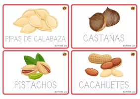 Vista previa - Unidades / Secuencias / Situaciones de Aprendizaje - TARJETAS OTOÑALES DE LECTOESCRITURA - página 3