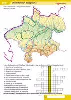 Vorschau - Arbeitsblätter - Oberösterreich Topographie - Deckblatt