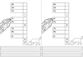 Vorschau - Arbeitsblätter - Lesespaziergang Buchstabe R r (Meine Fibel) - Seite 2