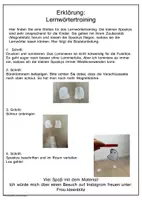 Vorschau - Mal- und Bastelvorlagen - Spooky Lernwörter schreiben Klasse 1-4 Deutsch - Seite 1