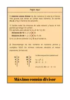 Vista previa - Tarjetas / Manipulativos - Flipbook múltiplos y divisores - página 2