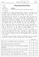 Vorschau - Arbeitsblätter - Materialpaket: Halloween (DAZ/ Deutsch) - Seite 3