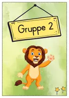 Vorschau - Bildkarten - Gruppenschilder + Stationsschilder - Löwe für die Löwenklasse - Seite 2