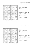 Vorschau - Arbeitsblätter - Übungsheft: Die Hundertertafel (15 Seiten DIN A5 im Easy-Druckformat mit Lernvideolink) - Seite 2