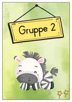 Vorschau - Bildkarten - Gruppenschilder + Stationsschilder - Zebra für die Zebraklasse - Seite 2