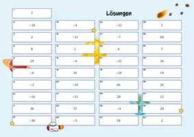 Vorschau - Spiele - Multiplikation negativer Zahlen - Brettspiel (Mathematik) - Seite 2