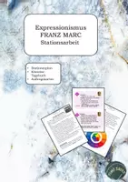 Vorschau - Arbeitsblätter - Franz Marc - Deckblatt