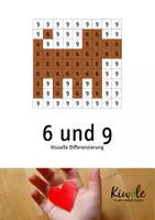 Vorschau - Arbeitsblätter - 6 und 9 unterscheiden – Visuelle Differenzierung - Deckblatt