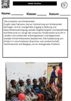 Vorschau - Merkblätter - Kinderarbeit - umfassend erklärt - Seite 1