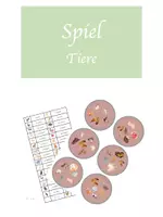 Vorschau - Spiele - Suchspiel Tiere - les animaux - Deckblatt