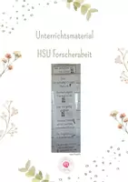 Vorschau - Experimente - HSU Forscherarbeit - Deckblatt