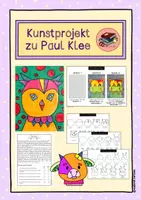 Vorschau - Arbeitsblätter - Paul Klee in der Grundschule; Kunstprojekt - Deckblatt