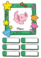 Vorschau - Poster - Axolotl Geburtstagskalender für die Axolotlklasse - Seite 3