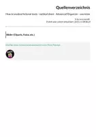Vorschau - Merkblätter - How to analyse fictional texts - method sheet - Advanced Organizer - overview - Seite 2
