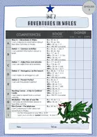 Vorschau - Arbeitsblätter - Checkliste Orange Line 3 Unit 2: Adventures in Wales G & M (differenziert) - Seite 3