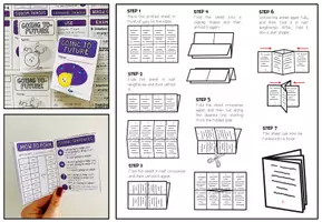 Vista previa - Hojas de trabajo - TENSES - Mini-Books Bundle - página 2