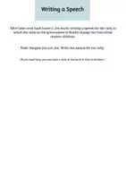 Vorschau - Arbeitsblätter - Writing a Speech for the Shadow Children's Rally in "Among the Hidden" - Seite 2