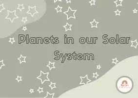 Vista previa - Hojas de trabajo - Planets in our solar system - Portada