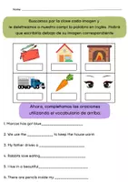 Vista previa - Juegos / Gamificación - Useful vocabulary activity (2° primaria) - página 2
